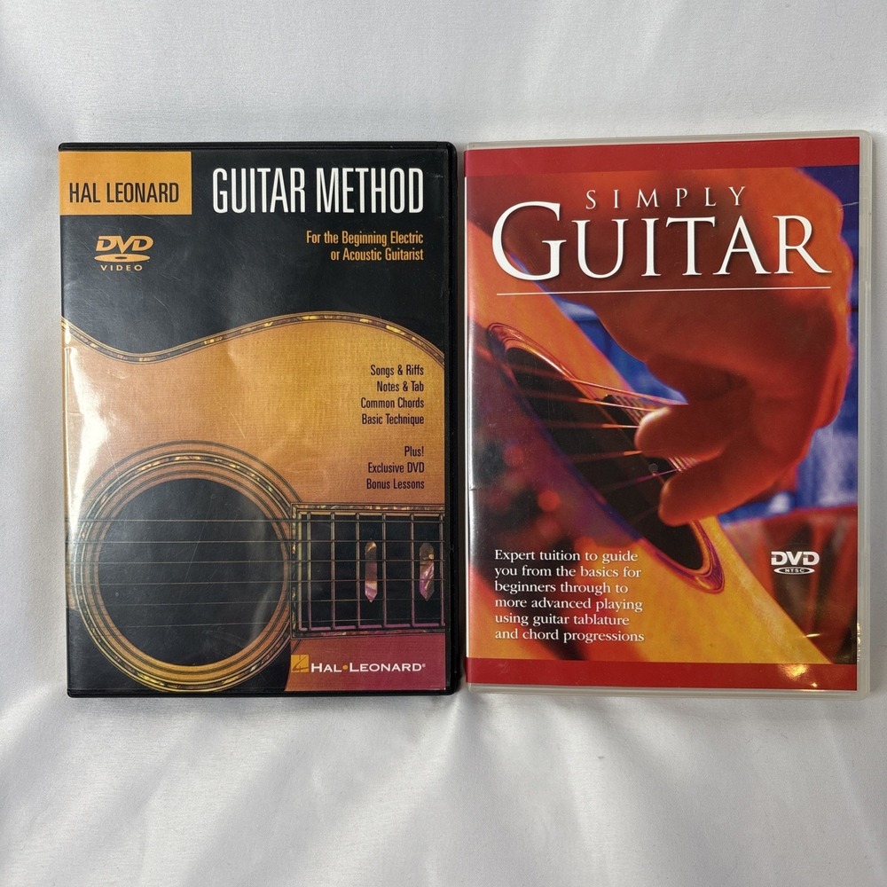 2 Pack Guitar Method & Simply Guitar DVD Videos